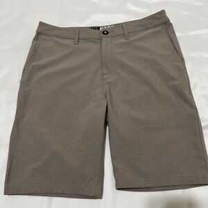 BKE Shorts Mens Size 30 Hybrid Performance Tailored Casual Lightweight Khaki